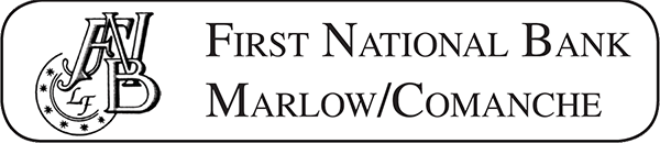 The First National Bank in Marlow logo